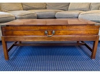Beautiful Antique Campaign Style Gun Case / Coffee Table *SEE DESCRIPTION