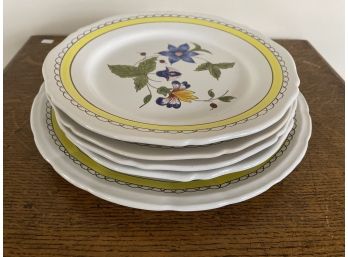 Tiffany Hand Painted Set Of Dishes