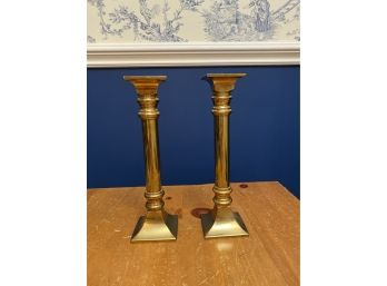 Pair Of Lovely Brass Candlesticks
