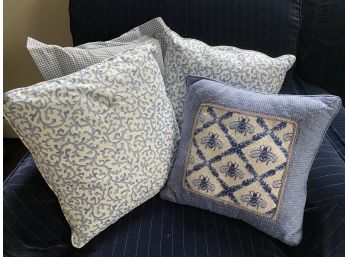 Pretty Collection Of Light Blue Decorative Pillows