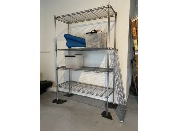 InterMetro Metal Storage Shelf System - 1 Of 3