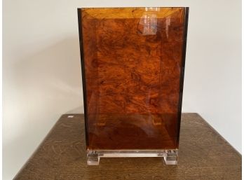 Tortoiseshell Wastebasket