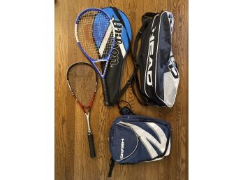 Lot Of Racket Sports Equipment