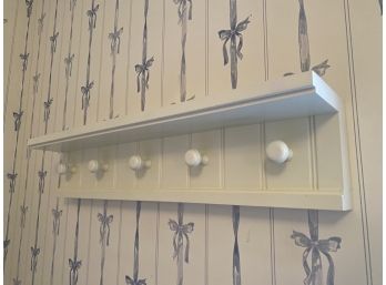 Wall Shelf With Knobs
