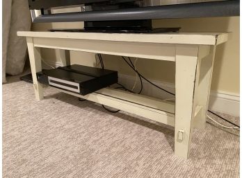 White TV Stand/Media Table