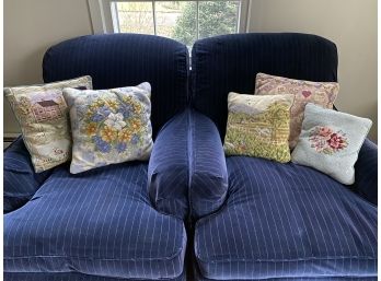 Collection Of 5 Decorative Needlepoint Pillows