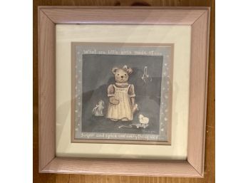 Mary Hughes Teddy Bear Print