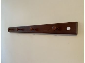 Wooden Wall Mount Coat Rack