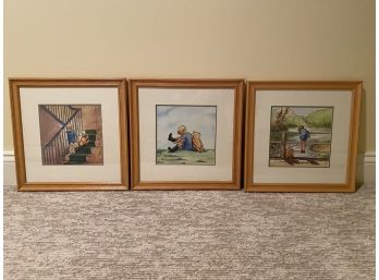 Set Of 3 Winnie The Pooh Framed Prints