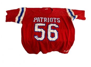Vintage Patriots Jersey Number 56 Andre Tippett