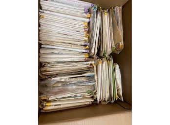Box Of Vintage Sewing Patterns