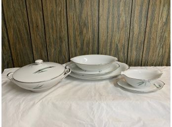 Sango Japan Bamboo Fine China Serving Dishes And Bowls