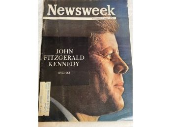 Newsweek Magazine JFK Cover December 2, 1963