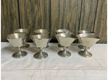 Small Pewter Cups By Boardman