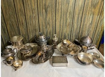 Collection Of Silver Plated Items