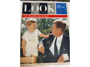 Look Magazine JFK And JFK Jr Cover December 3, 1963