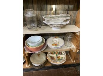 Vintage Collection Of Bowls And Decorative Platters