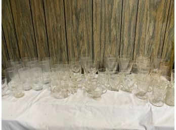 Vintage Mix Of Glasses