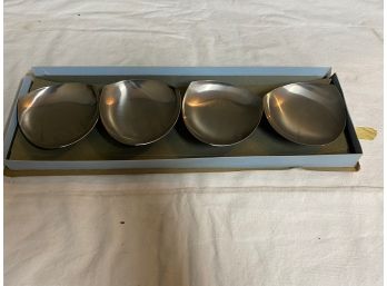 Small Stainless Steel Candle Holders Made In Denmark
