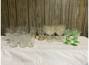 Group Of Vintage Collectible Glasses