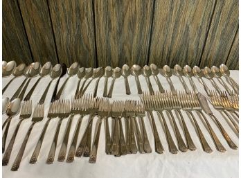Incredible Collection Of Silver Plated Flatware