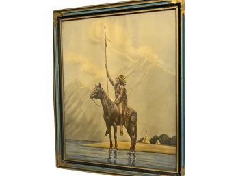 Regal Print Of Native American