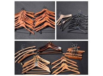 Wood And Plastic Hangers