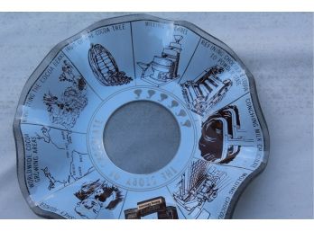 Classic Hershey Chocolate Glass Dish
