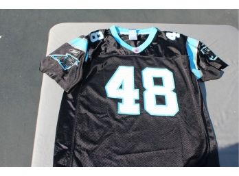 Youth Carolina Panthers Football Jersey XL, Stephen Davis Former Running Back