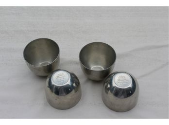 Vintage Stieff Pewter Jefferson Cups