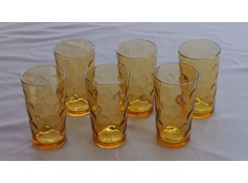 MCM Amber Bubbles Glasses (6)