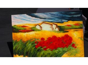 Very Large Acrylic Piece - Add Some Color To Your Room!