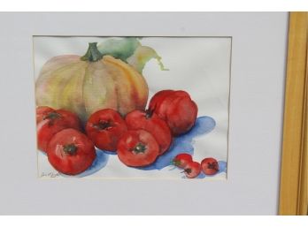Lovely Original Watercolor Still Life By Jeri L. Cordes