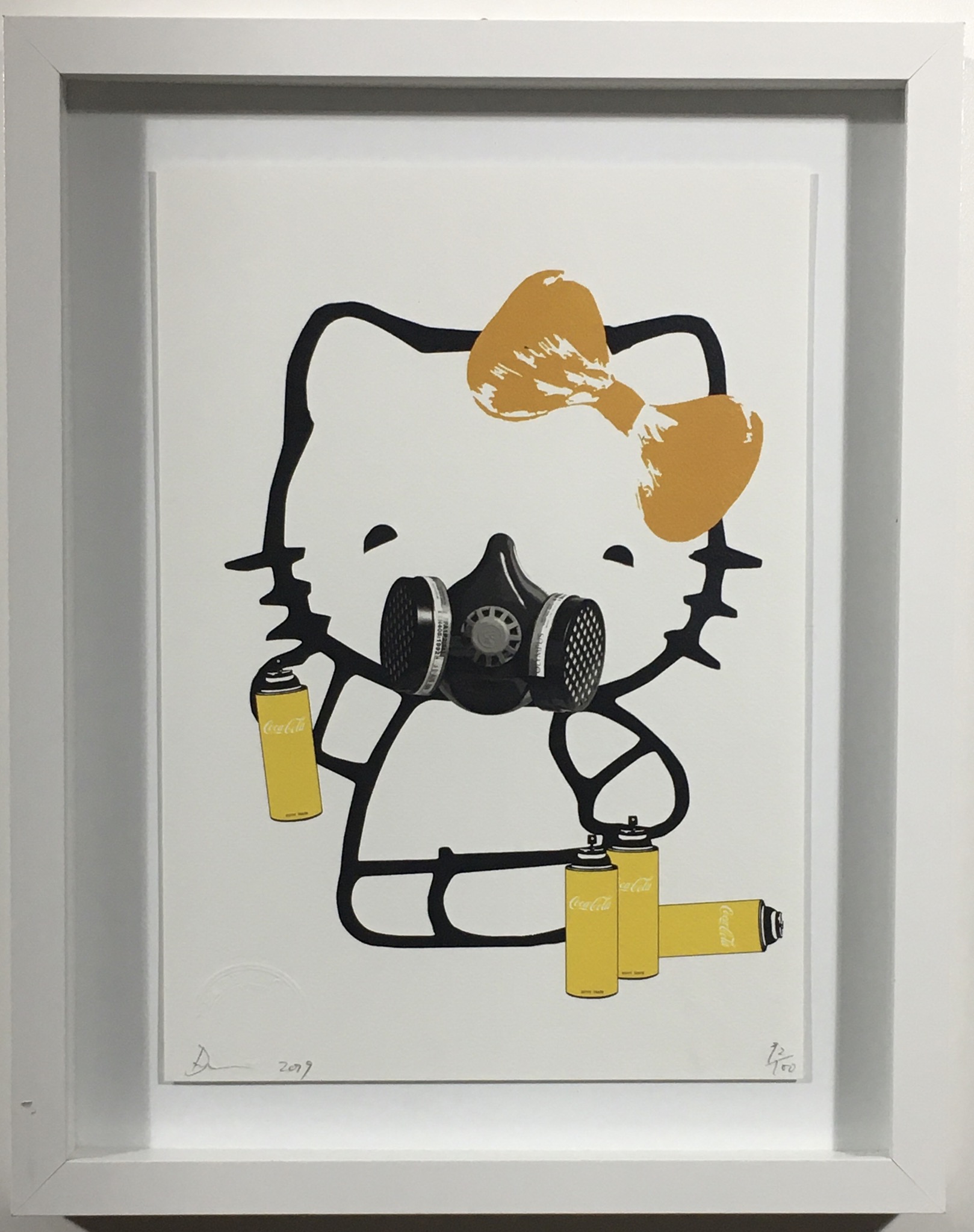 Death NYC - Hello Kitty Gas Mask - Signed & Numbered #612565