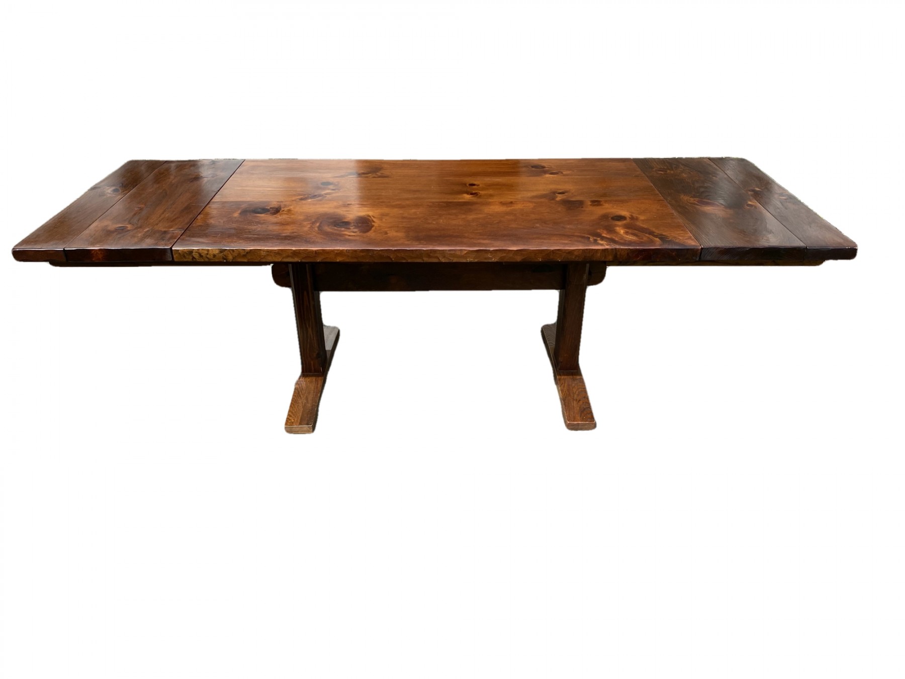 Pioneer Furniture Townshend Vermont Rustic Extendable Dining Table