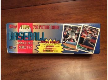 1994 Topps Complete Factory Set Of 792 Baseball Cards