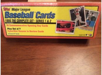 1995 Topps Complete Factory Sealed Set Of 677 Baseball Cards
