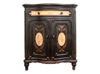Hooker Black Painted Two Door Chest Cabinet