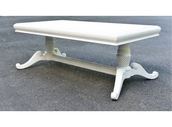 Vintage Painted Shabby Chic Wood Coffee Table