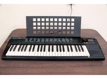 Yamaha Portable Electronic Keyboard PSR-75 With Music Top Tray Holder