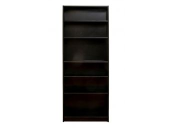Black Six Shelf Bookcase