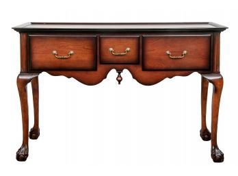 Chippendale Style Sofa / Hall / Console Table With Ball And Claw Foot