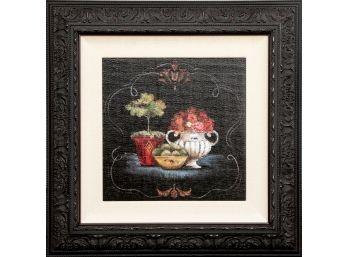Janet Tava Framed Floral Canvas Picture
