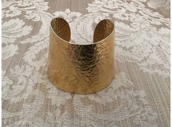 Lot #20 Hammered Gold Tone Cuff