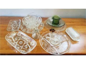 Pressed Glass Platters (SF20)