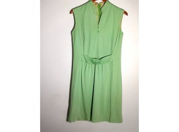 1960's Mod Lime Green Dress