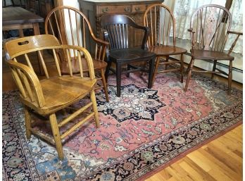 Lot Of Five (5) Antique Chairs - All Different - All Great Styles - EVERYONE NEEDS MORE CHAIRS !