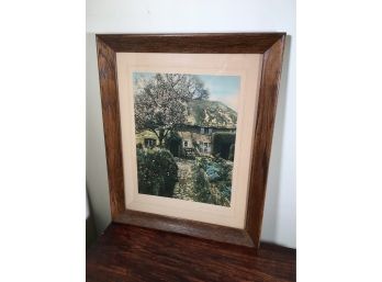 VERY Large & Unusual WALLACE NUTTING Print ' ALL SUNSHINE ' Super Nice Print ! 1920's / 30's