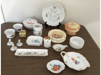 Miscellaneous Fine China - Richard Ginori Italy, Rosenthal Germany, Limoges France