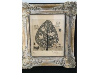 Artist Proof Signed Framed Lithograph